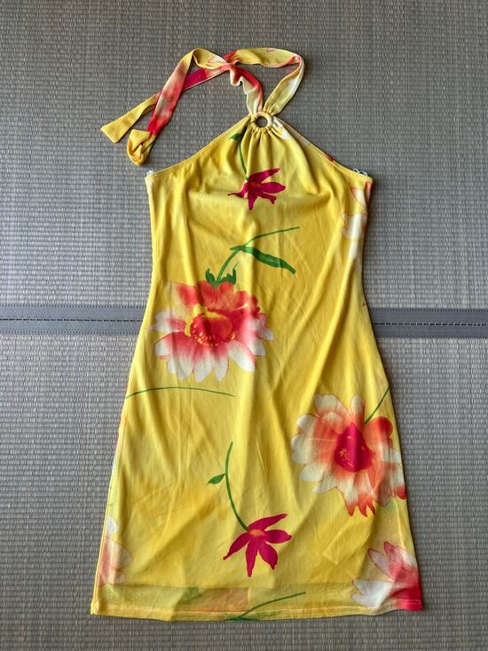Vintage Dresses & Skirts - Vintage 90s Halter Mini Dress